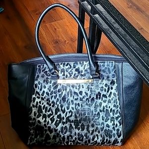 Zebra print purse